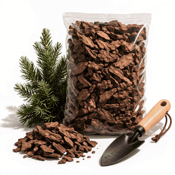 Соснова кора, мульча