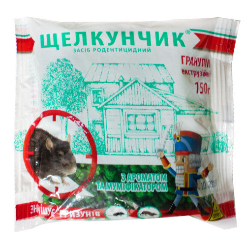Гранули від мишей та пацюків екструзійні Щелкунчик 150 г