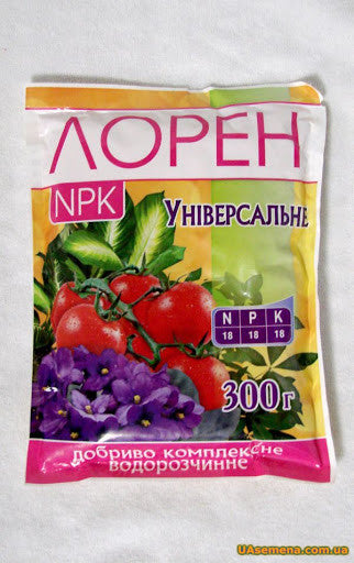 Універсальне кристалічне добриво Лорен NPK 300 г
